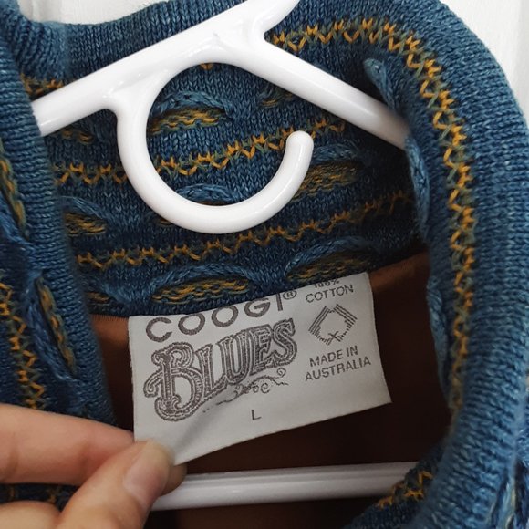 Coogi sweater jacket bomber large - Picture 4 of 4